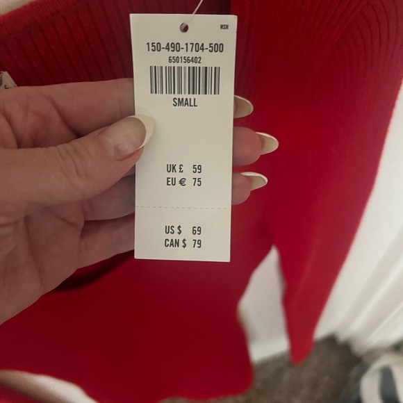 Cozy red bodysuit - Picture 2 of 3